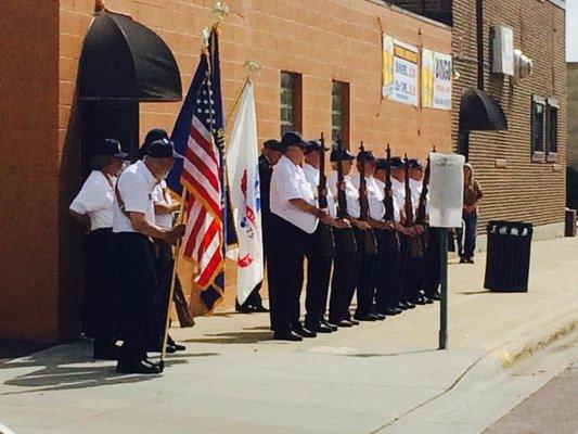 3-Round Volley for Deceased Veteran by Legion Honor Guard