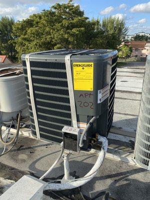 New rooftop Goodman install!