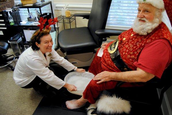 Santa's Favorite Foot Doctor