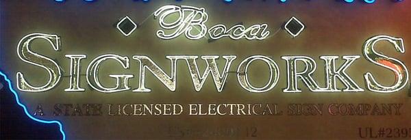 Voted 2014 Best of Boca Sign Manufacture-