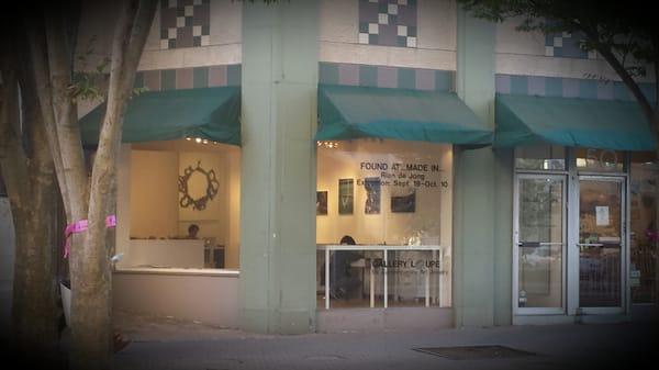 Storefront of Gallery Loupe on Church Street in Montclair, New Jersey