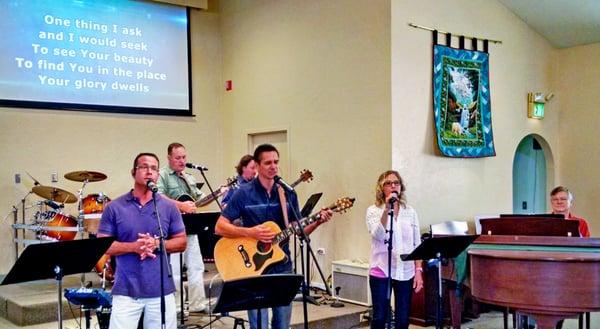 The praise band - spiritual and energetic!