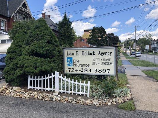 Hollock Agency Sign