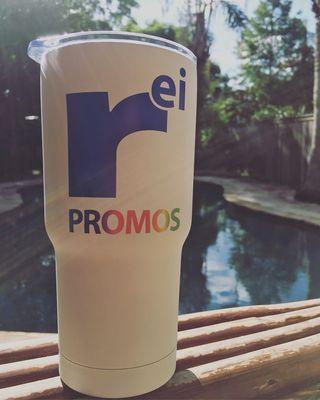 Custom tumbler. Yep. We do that too!