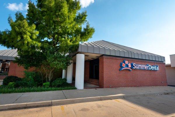 Summer Dental in Norman is located on Alameda Street, right across from Homeland.