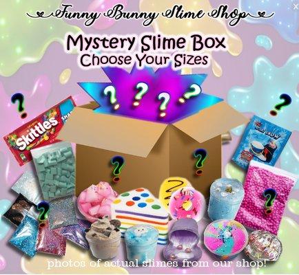 one of our mystery slime boxes