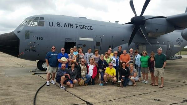 Hurricane Hunter visit in Biloxi