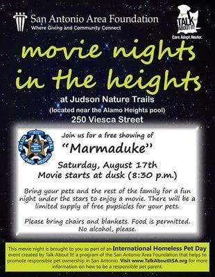 Movie Nights in the Heights