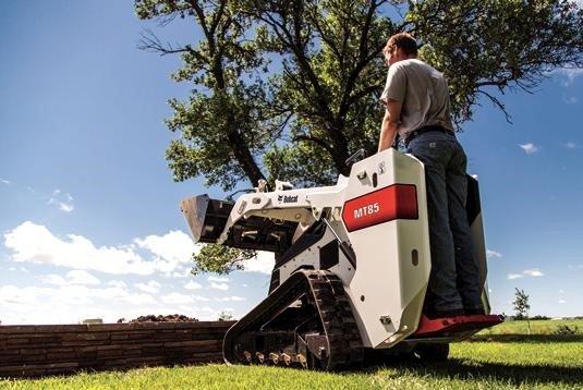 Bobcat MT85 mini loader for landscape contractors