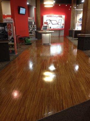 Bamboo Floor Refinishing After