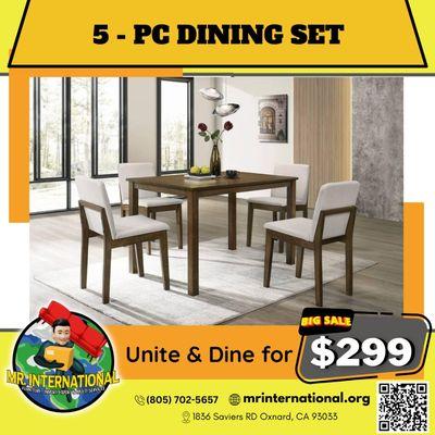 5-PC DINING SET