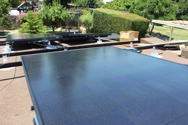 Rooftop solar panels