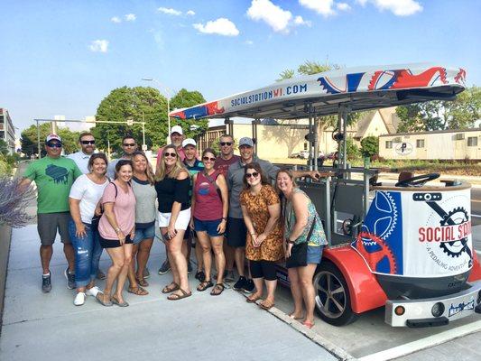 Sunday Funday - A group of couples enjoying Downtown Appleton