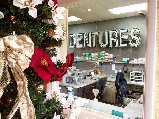 Our on-site denture lab is looking a lot like Santa's workshop