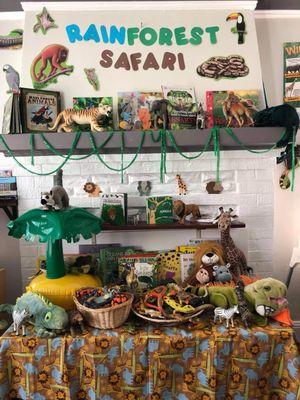 Monthly theme: Rainforest Safari