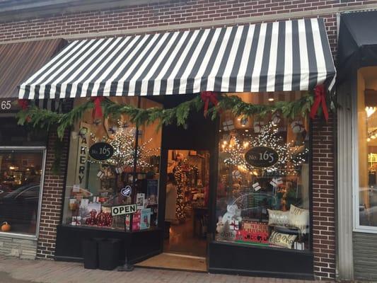 Christmas storefront