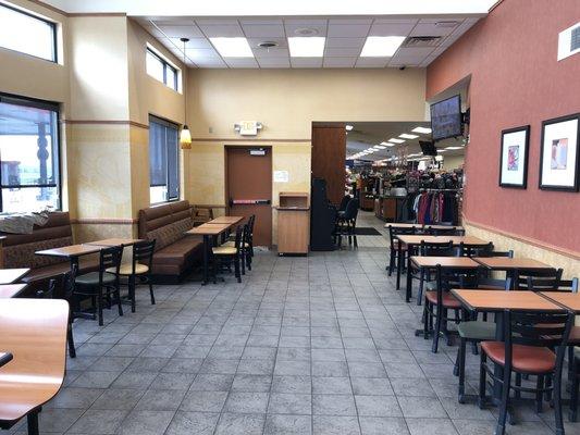 Dining Area and Adjacent Pilot Store