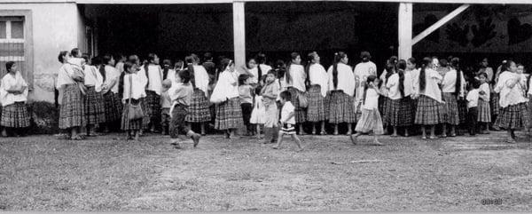 Guatemala - natives waiting to see Dr. Holyoak.