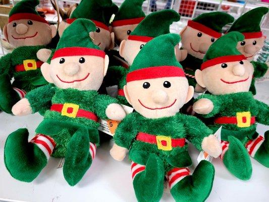 Lots of plush elves