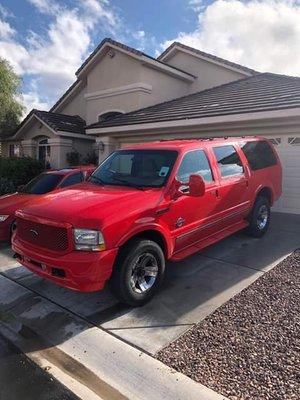 2002 Ford Excursion Fuel Pump  Replacement And All Four Shocks