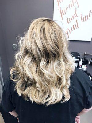 Blonde balayage for the spring!