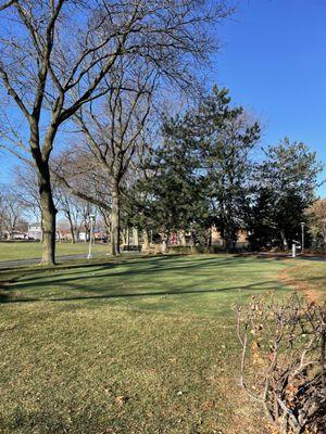 The park has a five-hole putting green.