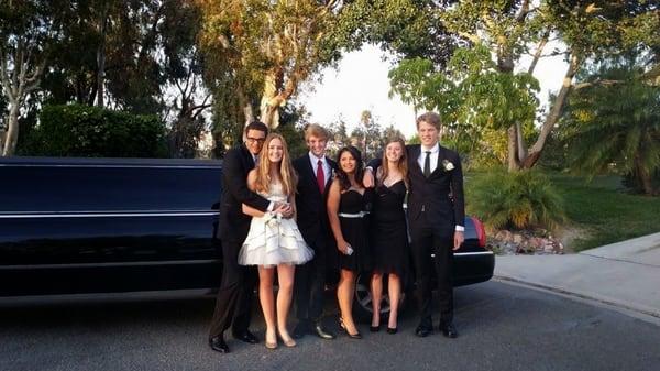 These teens are prepared for an unforgettable prom night with our Limo. The prom night was a blast in the Temecula Wine Country.