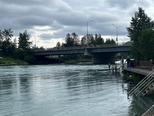 fishing public access by the visitor center