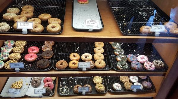 Donut selection at 10am