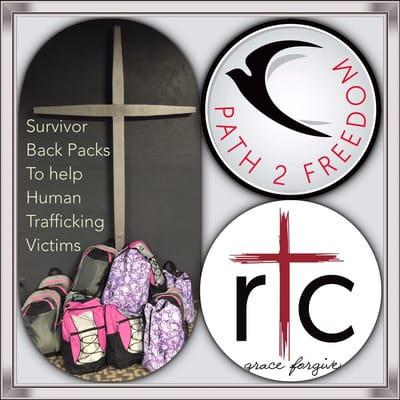 There is a growing trend throughout the world.  Human Trafficking. We are helping to provide Survivor Back Packs to victims.