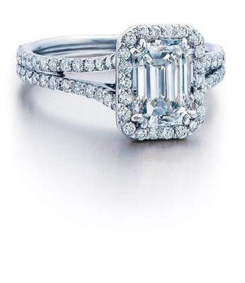 2 Carat Emerald Cut Diamond Ring