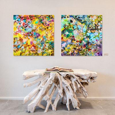 Jennifer Haley art located at The Auberge Fort Lauderdale Residence and Spa, part of the Collection of the Related Group