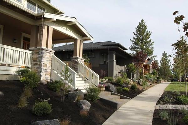 Beautiful street-scape view of NorthWest Crossing Neighborhood