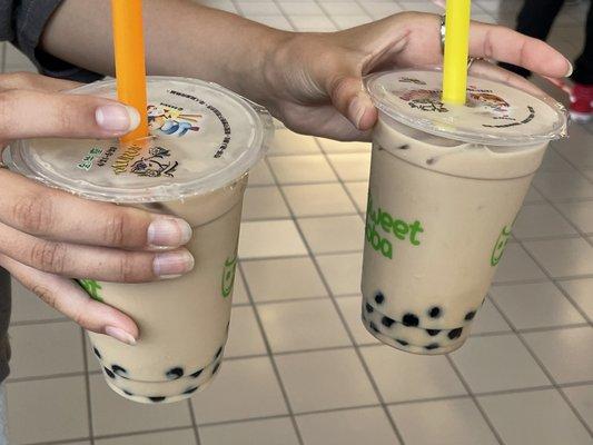 Milk tea w boba