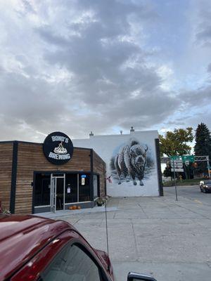 Bond's Brewing entrance. Buffalo, WY