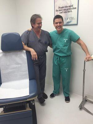 All in the family! Dr. Jay Herbst with his son, Dr. Alexander Herbst.