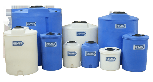 Gemini Dual Containment Tanks from 15 to 500 Gallon Sizes.