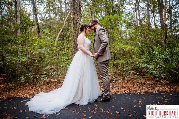 First Look with bride and groom