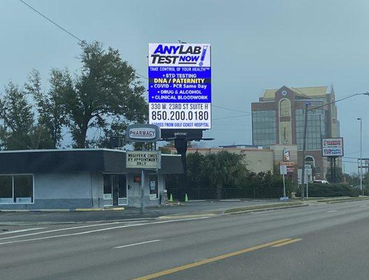 Digital billboard in Panama City