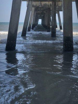 Beautiful day under the pier