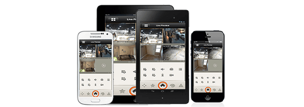 View your camera system from anywhere with your Iphone, Ipad, or android device.