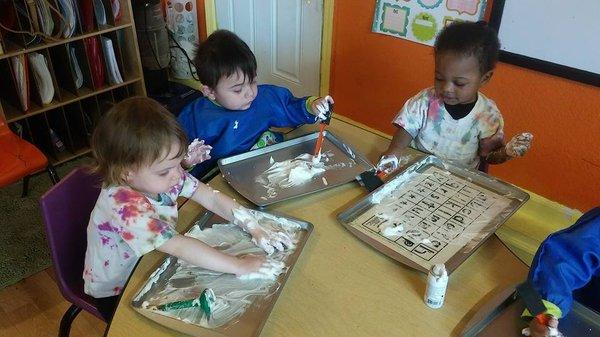 Shaving Foam Fun