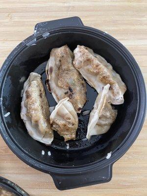 5 Pack Potstickers - SOOOO oily & inedible.