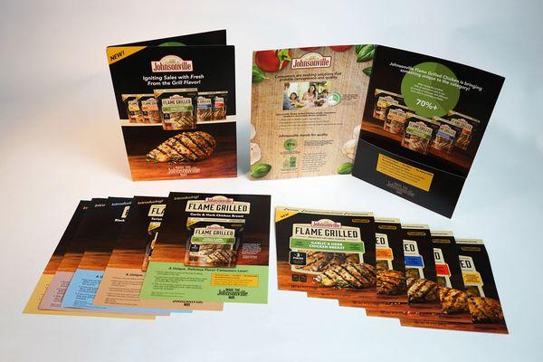 Johnsonville Collateral Design by Pop-Dot, Advertising & Marketing Agency in Madison, WI