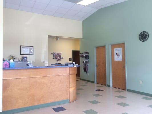 Lobby of spring creek animal hospital