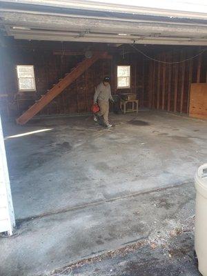 This garage was used for storage.  It was full of tools, wires, cords and too many other items to mention.