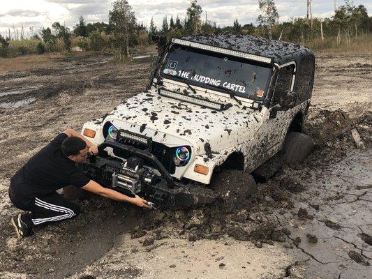 If you also get stuck in the mud we will be there in seconds to help you out