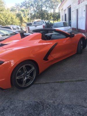 C8 Corvette convertible