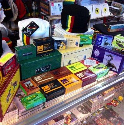 We stock some of the very best African Black Soaps..Dudu-Osun, Halal & more! Vinyl LPs, CDs, DVDs, Rasta shirts, hats, backpacks, flags ++++