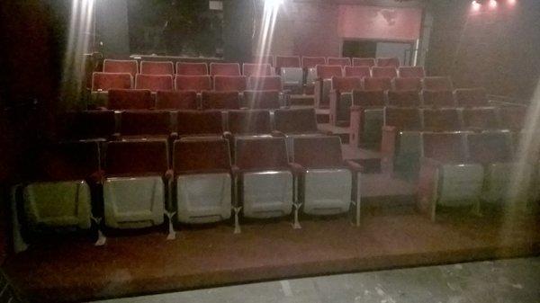 Main stage house/seating, 49 seats and room for a few more chairs, our house is perfect for the 50-Seat showcase Code.